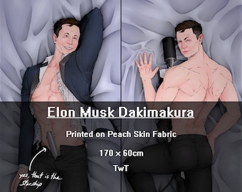 Elon Musk - Dakimakura Body Pillow Case