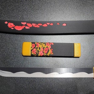 RGG - Pugnale di Majima / Pugnale di fuoco demoniaco - Accessorio cosplay colorato