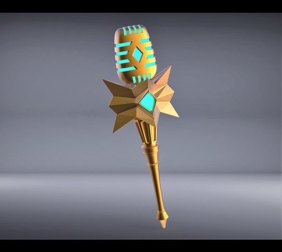 LOL Seraphine Mic Cosplay Prop Etsy
