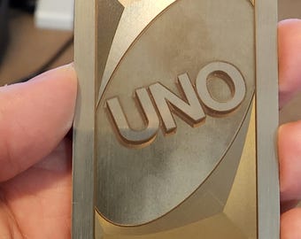 Jelly Uno Reverse Custom laser etched Stainless Steel Metal  Card for Stickers, Magnets, or Display