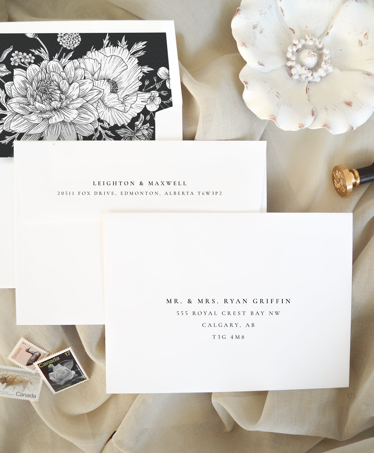 Printed Wedding Invitation Envelopes Printed Guest Addressing | Etsy