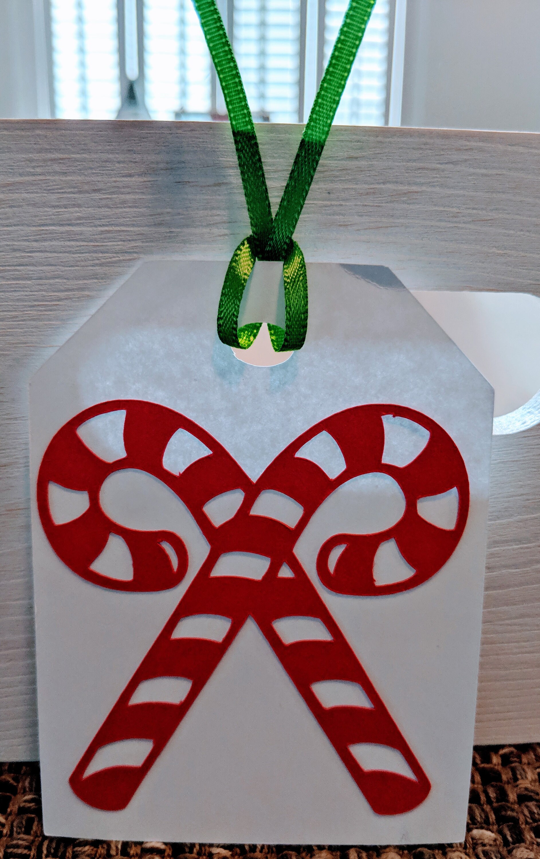 Set of 8 Candy Cane Christmas Gift Tags Etsy
