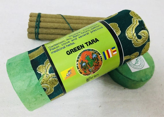 White Tara Tribute Brocade Tibetan Ancient Incense Sticks