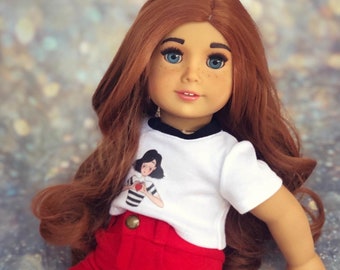 american girl doll red hair blue eyes