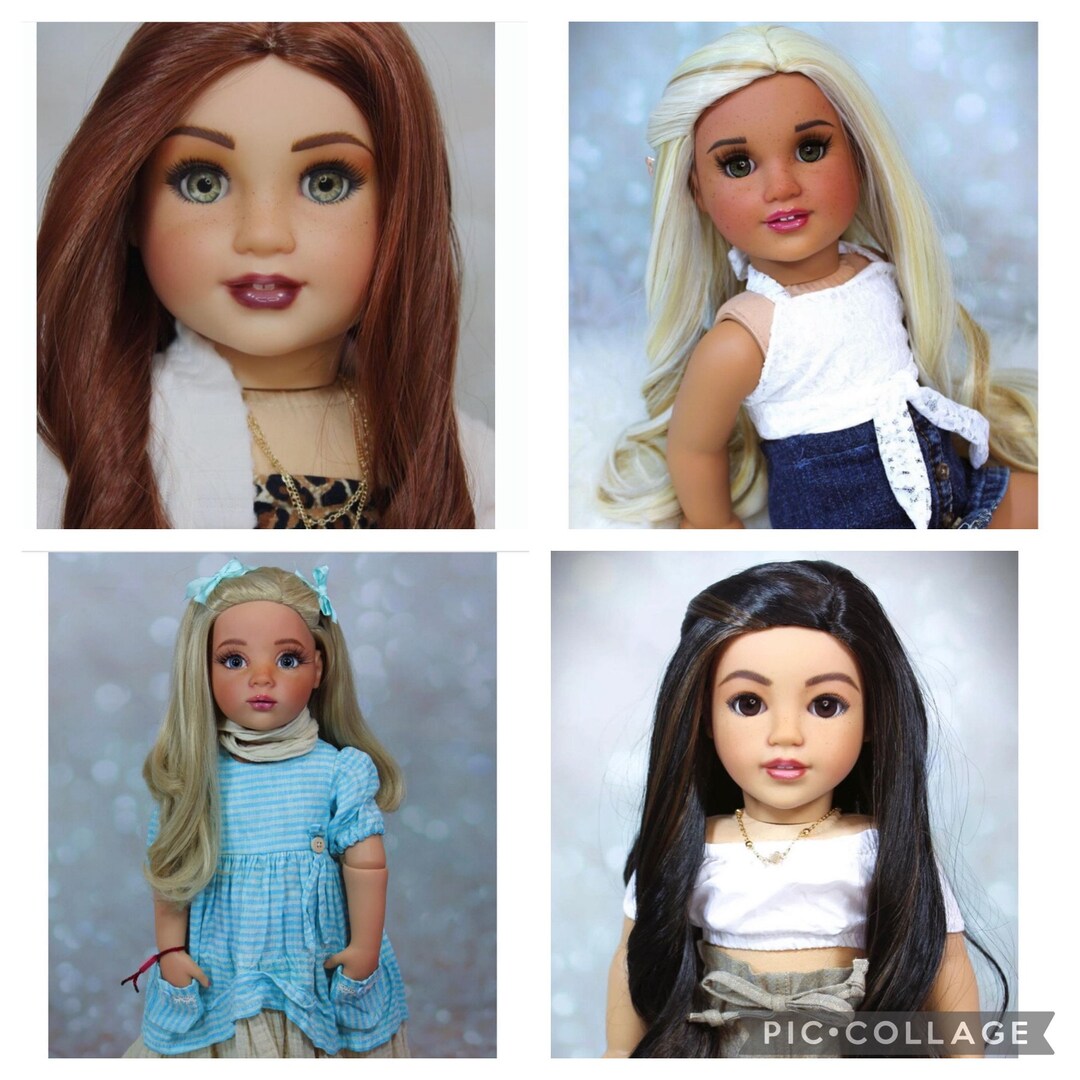 Example OOAK Custom American Girl Dolls, Artist Doll, Hand Painted ...