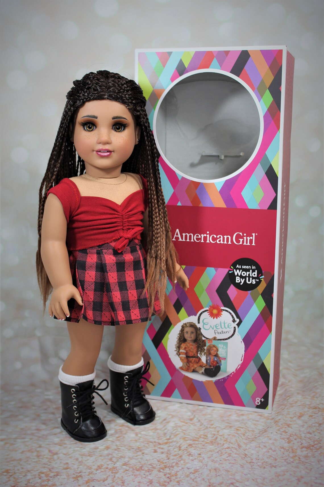 OOAK Custom American Girl Doll Delaney Evette Custom Etsy