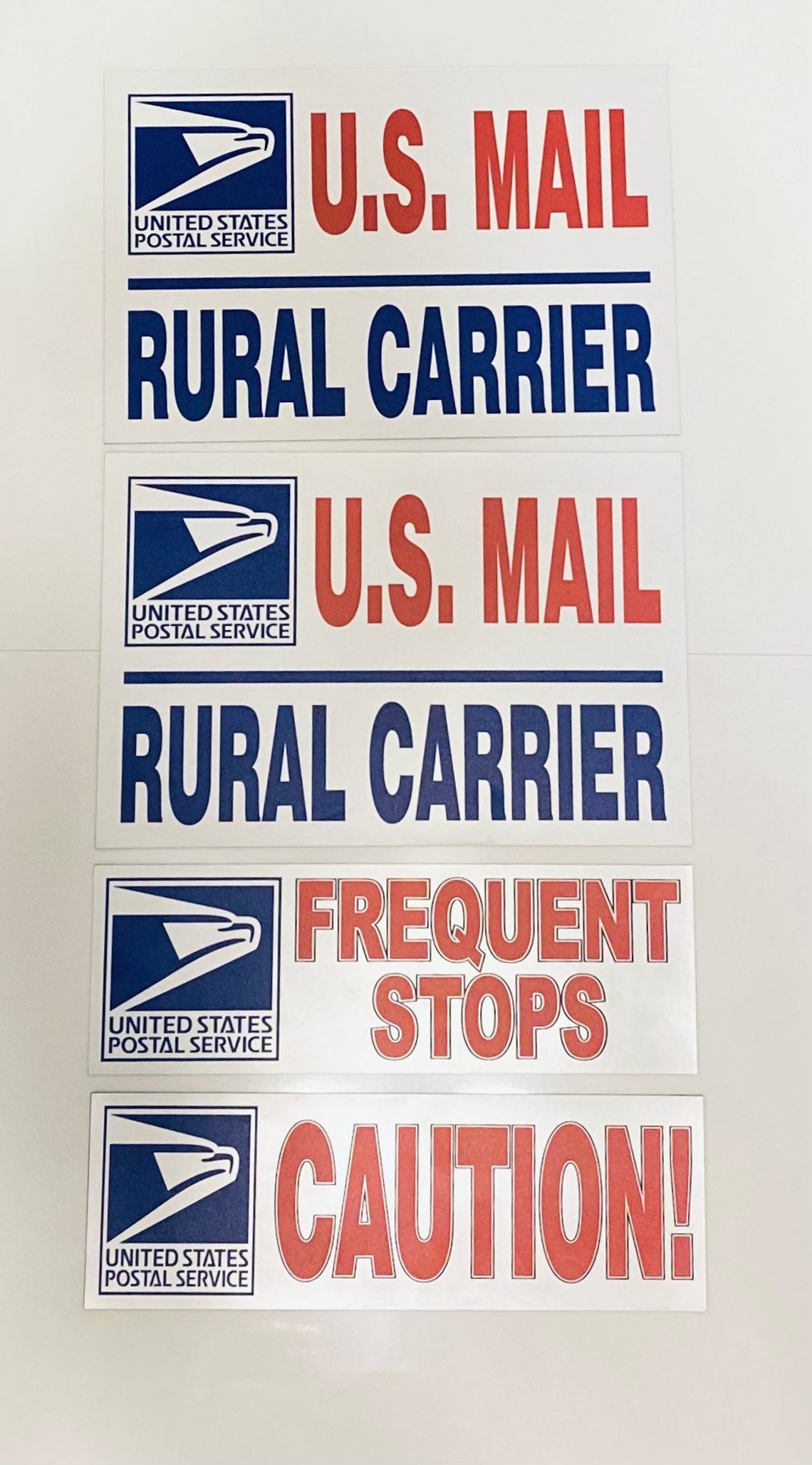 4 Pack USPS Car Decals free Shipping Etsy