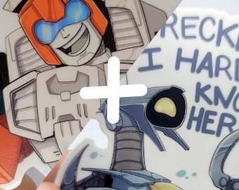 I hardly know 'er!  vinyl matte sticker TF IDW Lost Light MTMTE
