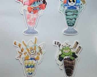 Rescue Bots Milkshake Stickers