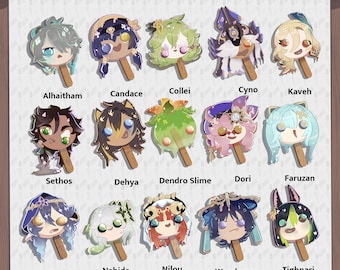 Sumeru Collection Genshin Impact Popsicle Pins