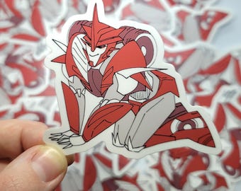 Prime Knockout Babygirl Transformers Sticker