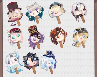 Fontaine Collection Genshin Impact Popsicle Pins