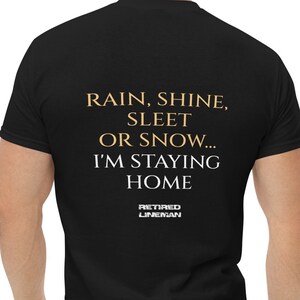 Retired Lineman Heavyweight Tee Unisex T Shirt Lineman Gift Power Lineman