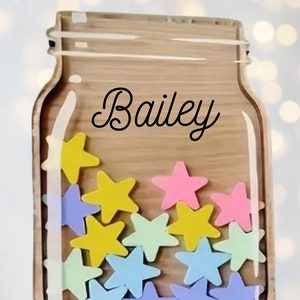 Personlig belöningsburk för barn, bra jobbat, skolburk, presentburk, verktyg för gott beteende, ADHD-godisburk, barnpresent, lärare/elev