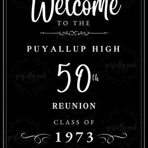 Customizable Poster Digital File Reunion Poster