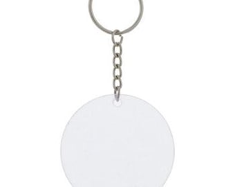 Personalized Resin Acrylic Name Tag Keychain: Baseball Team Gift