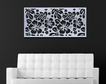 Black metal wall art | Etsy