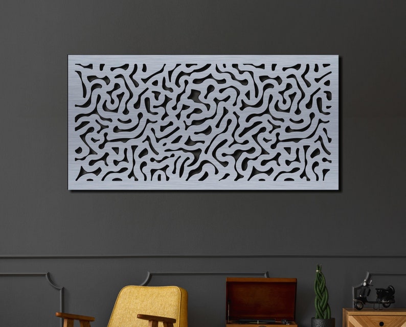 Modern Metal Wall Art Metal Wall Sculpture Metal Wall Etsy