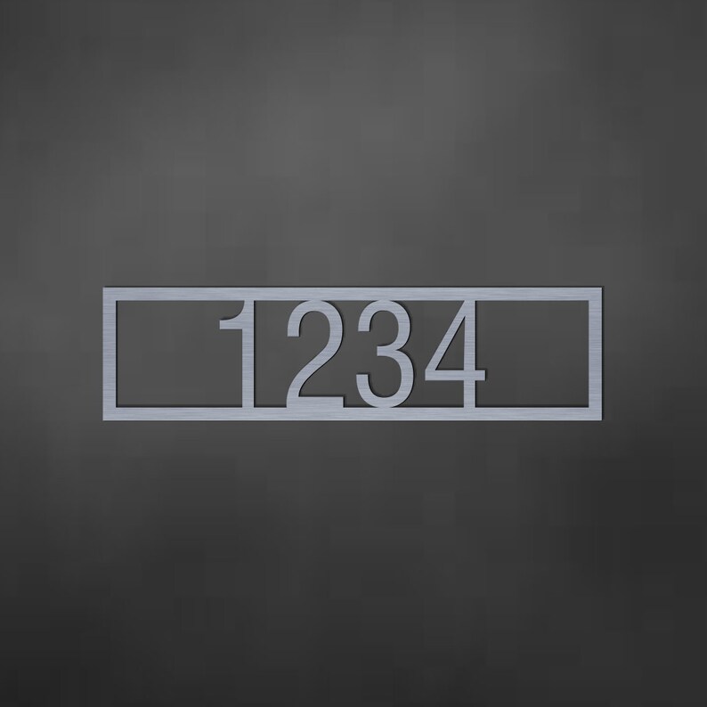 Metal Signage Custom order 15 x 4 Outdoor hanging Address signs Name plates Custom house numbers Custom Metal signage