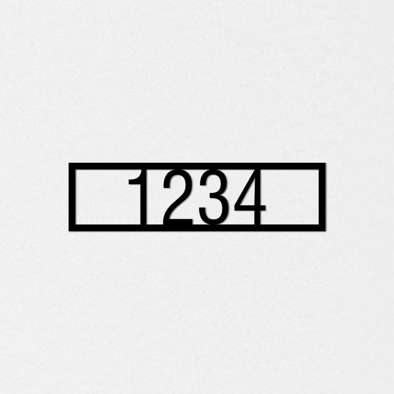 Metal Signage Custom order 15 x 4 Outdoor hanging Address signs Name plates Custom house numbers Custom Metal signage