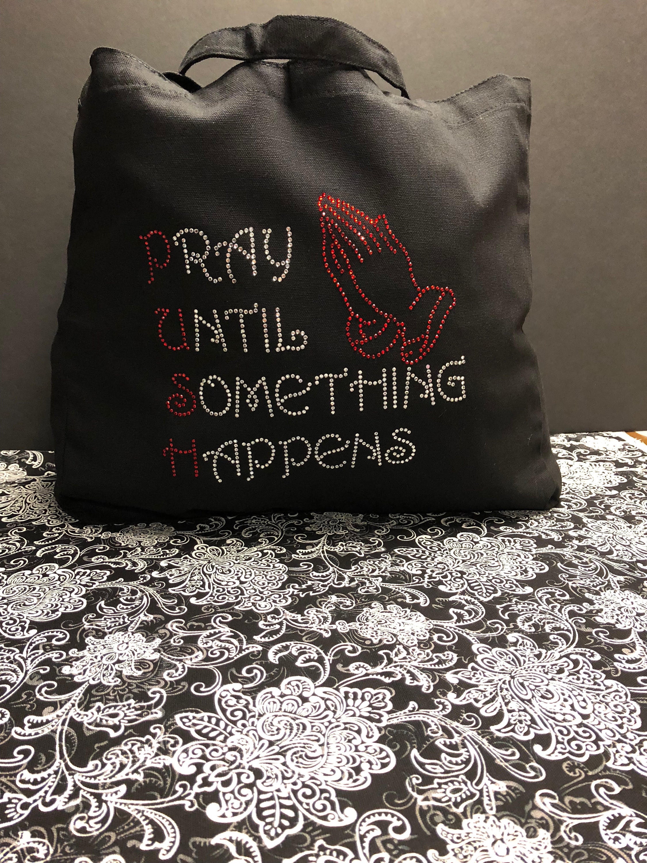 Rhinestone Tote Bag Etsy