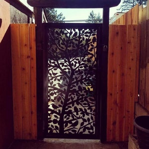 Custom Metal Gate | Modern Entry & Pedestrian Access Solution