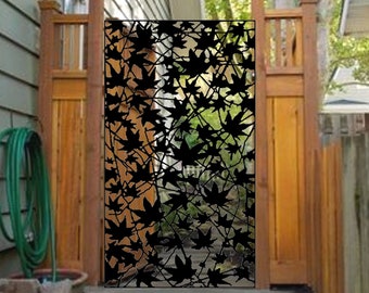 Leaves Entry Gate | Garden Metal Gate | Decorative Pedestrian Gate