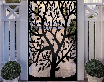 Tree Gate | Decorative Steel Gate | Garden Fence Door Model #MG136