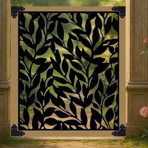 Custom Metal Entry Gate / Artistic Design / Handcrafted & Unique