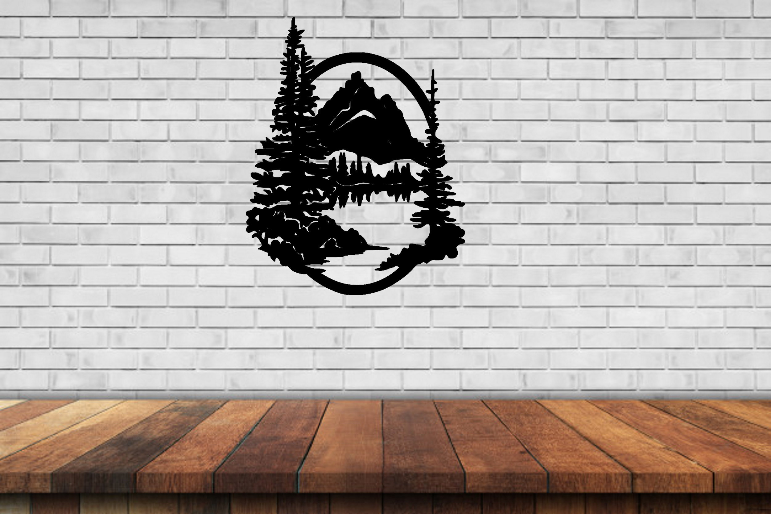 Mountain Metal Wall Art Mountains Mountain Metal Decor Etsy