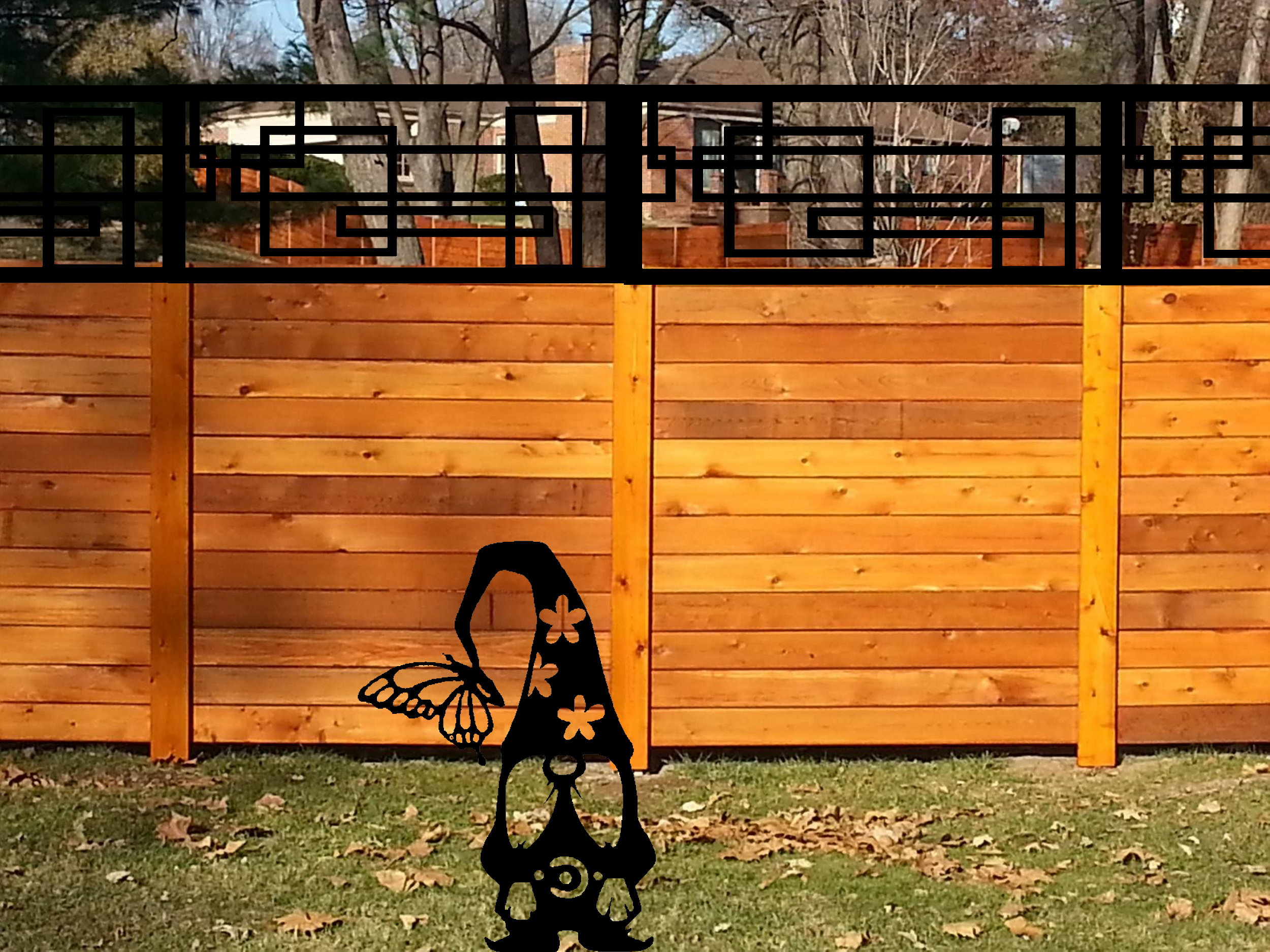 Fence topper 48''x24'' Etsy