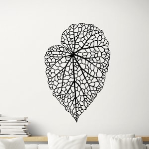 Large Steel Leaf Wall Art: Modern Home Decor