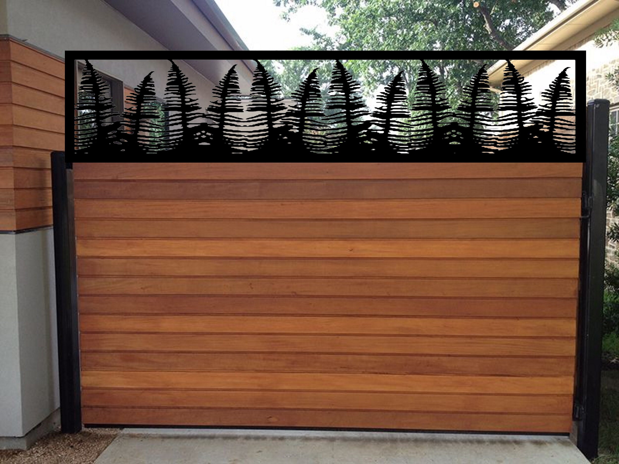 Fence Topper Metal Fence Topper for Privacy Etsy