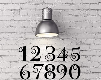 Modern Metal House Numbers: Minimalist Front Door Address