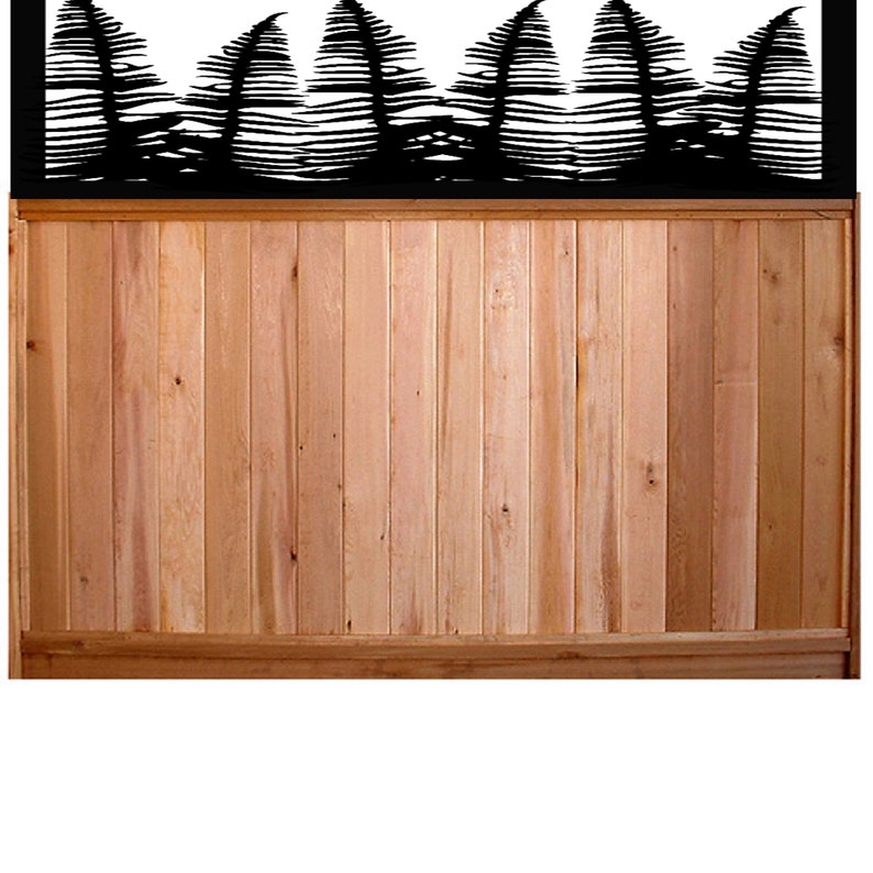 Railing Fence Panel Toppers Fence Railing Tops Etsy