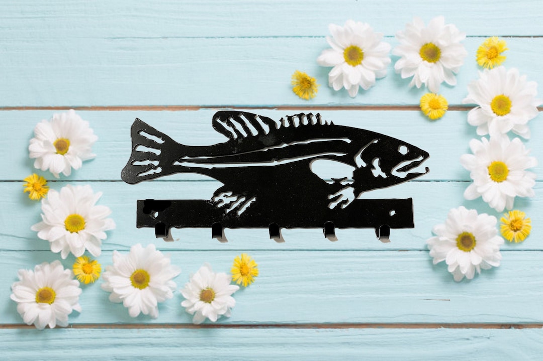 Fish Key Holder, Key Hanger, Key Rack, Metal Key Rack, Metal Fish 10x5