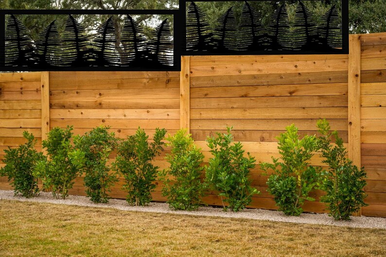 Railing Fence Panel Toppers Fence Railing Tops Etsy