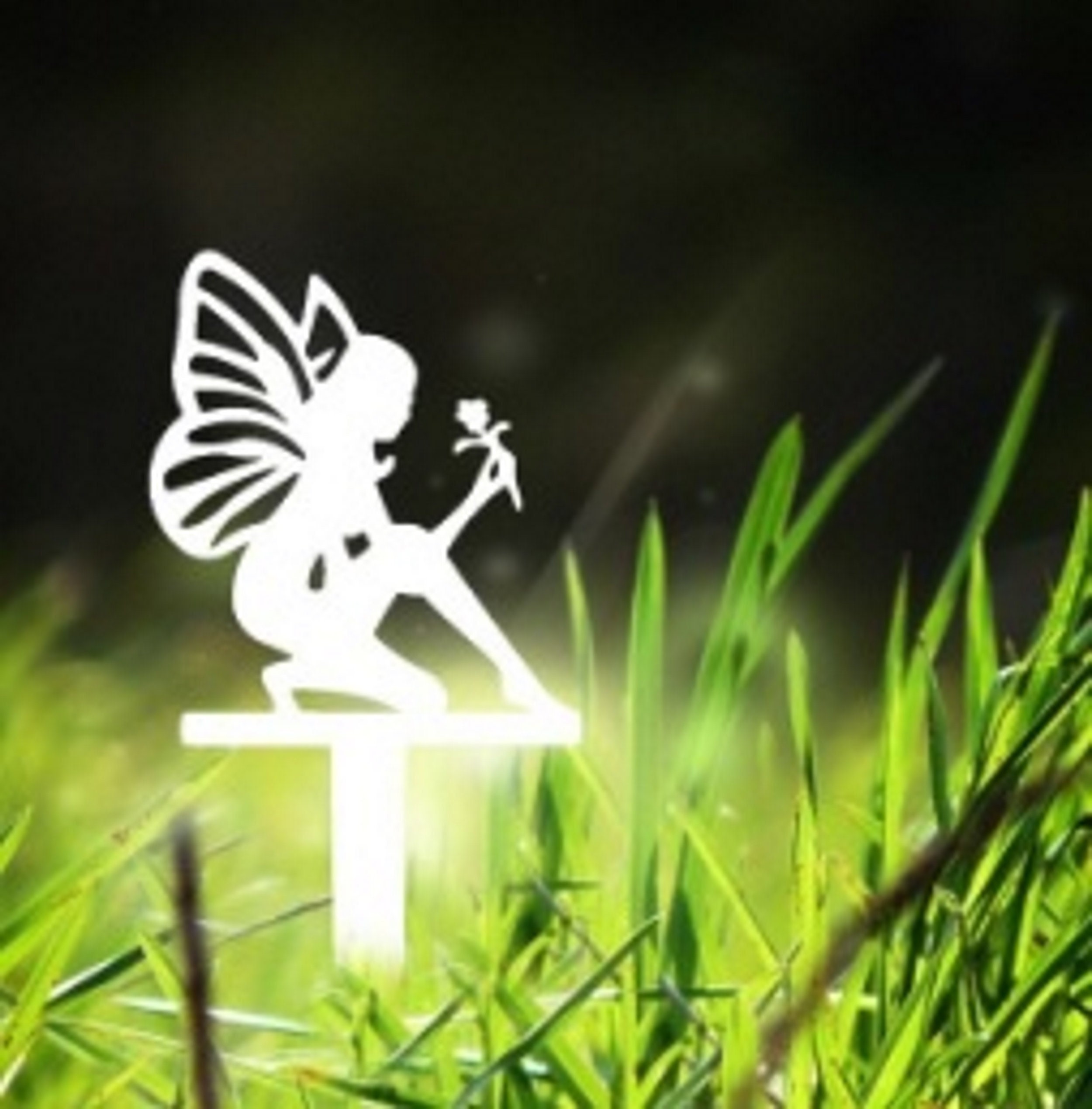 FairyMetal Art Garden Fairy. Stake Decoration Garden Yard Etsy