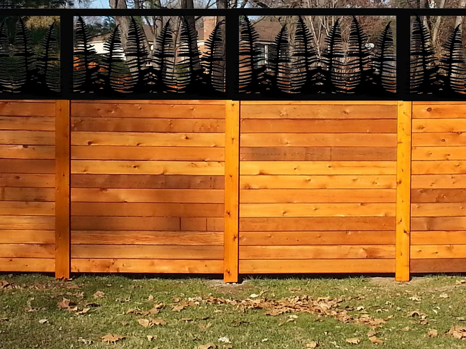 Railing Fence Panel Toppers Fence Railing Tops Etsy