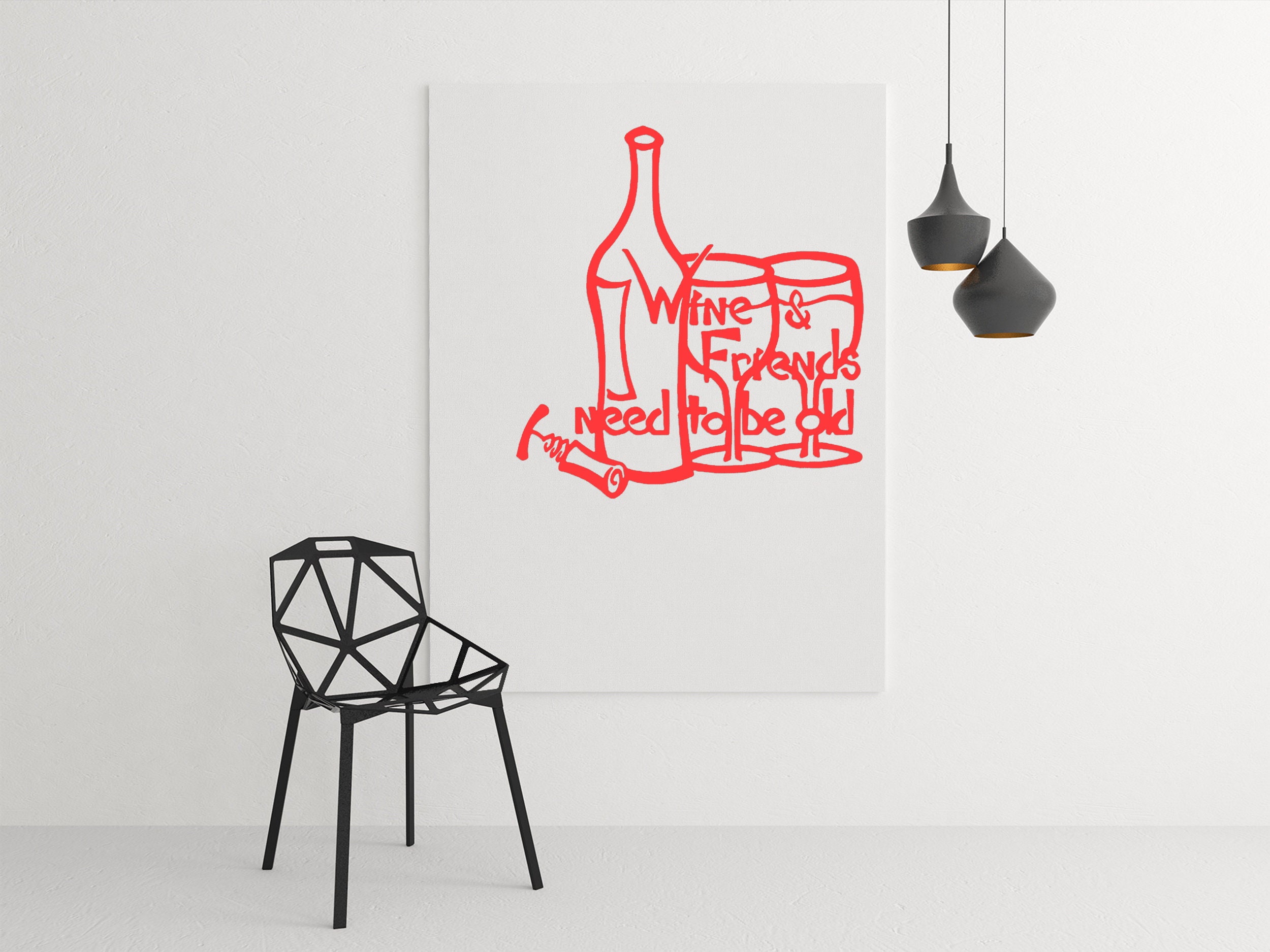 Wine wall art Metal Art Wall Hanging Home Decor Etsy