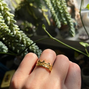 Crown Ring Etsy Canada
