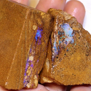 431.55 Carats Boulder Opal Pipe Rough Parcel
