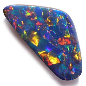 20.89 carats Lightning Ridge Opal Doublet Stone