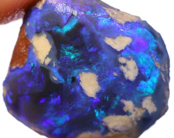 19,65 karaat Lightning Ridge Black Opal Rough