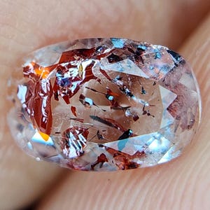 0.43 Carats FACETED Hemitite Quartz