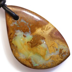 47.60 Carats Drilled Boulder Opal Pendant
