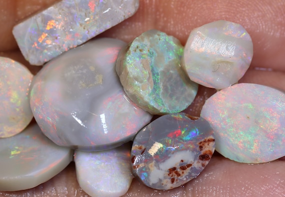 40 carats Lightning Ridge Dark Opal Rough Parcel