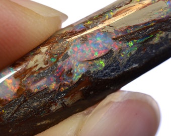 19.30 Carats Boulder Pipe Opal Cut Stone