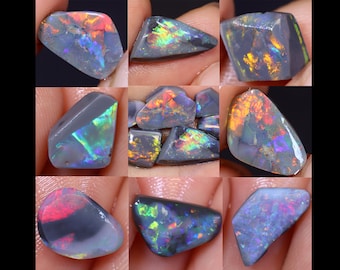14 carats Lightning Ridge Black Opal Rub Parcel
