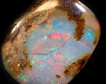 1.20 Carats Boulder Pipe Opal Cut Stone